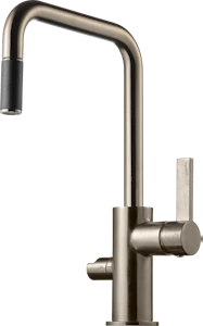 tapwell Kitchen mixer tapwell arm587 brushed nickel