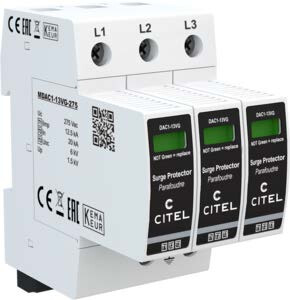 YLIJÄNNITESUOJA TEOLLISUUS CITEL DAC1-13VGS-30-275