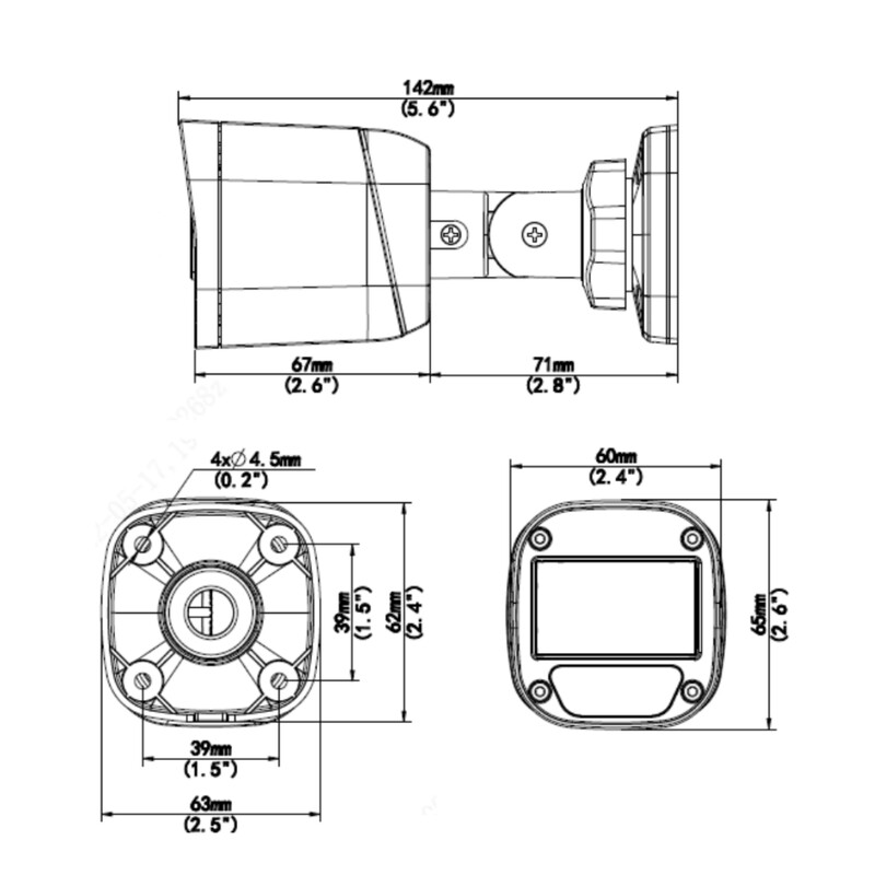 unv Camera analog hd bullet tvi/ahd/cvi/cvbs 5mp