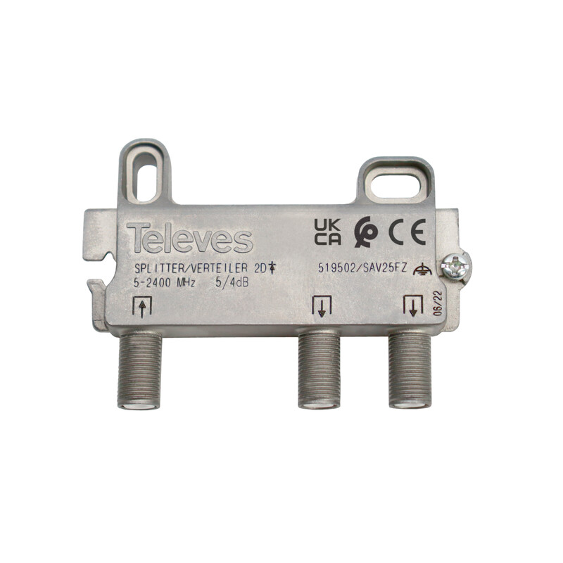 DISTRIBUTOR 2X 4-5DB, 5-2400MHZ, DC
