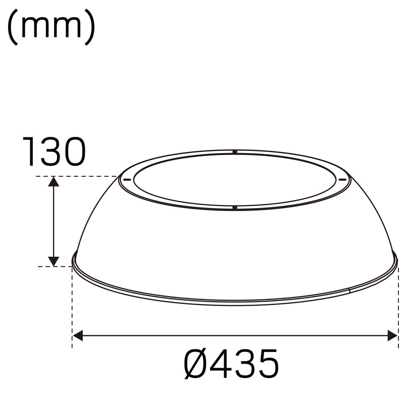 hide-a-lite Light distribution accessories reflector highlite svart/alu