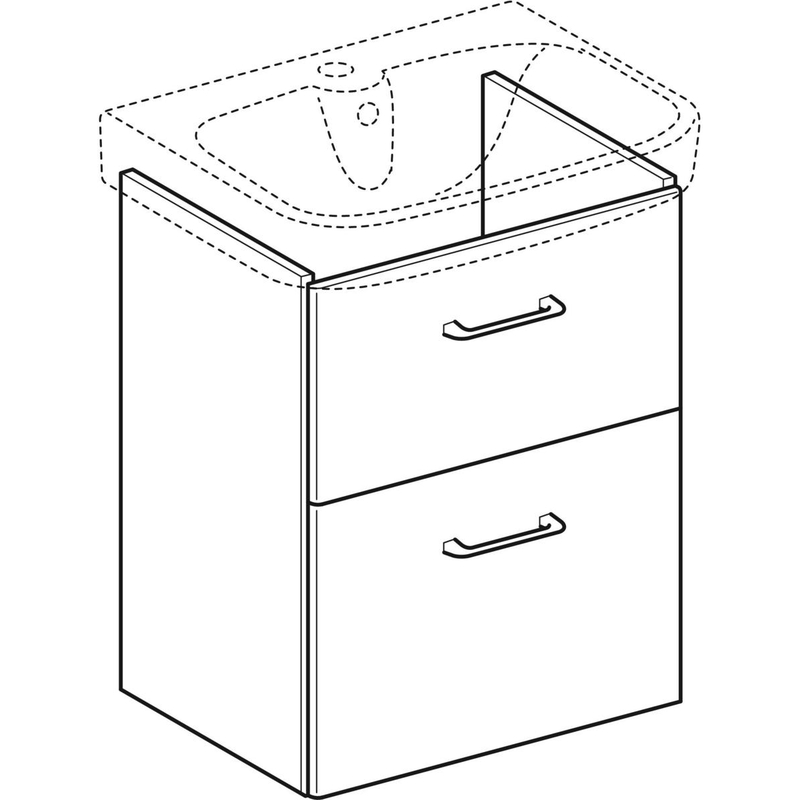 ido Möbelpaket ido glow square 500x400x620mm mörkbrun