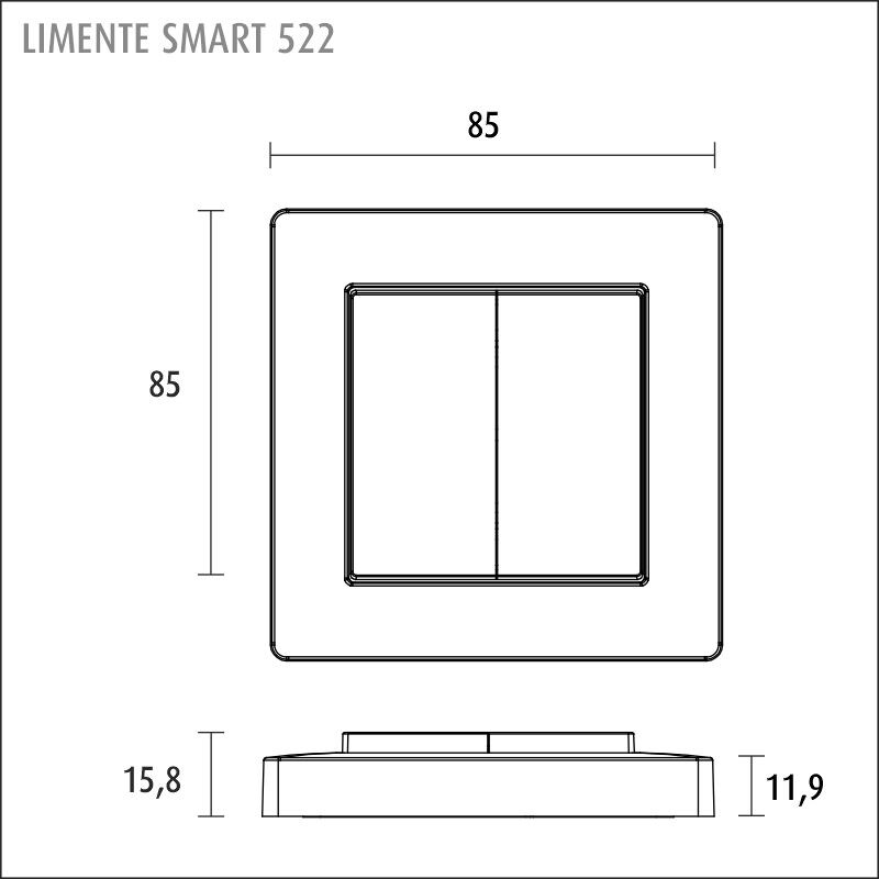 limente Valonsäädin limente smart 532 2-os. setti-cl val