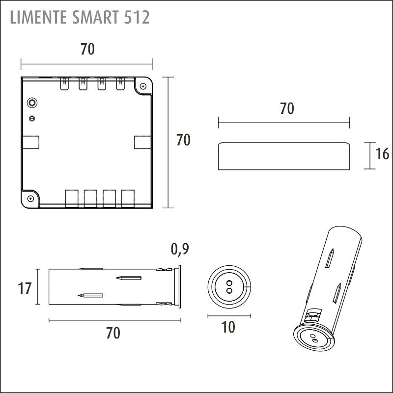limente Liiketunnistin limente smart 512 4xir