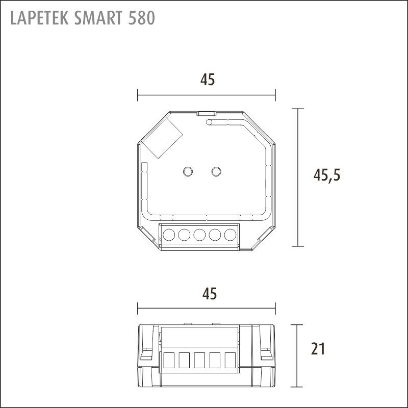 limente Dimmer smart 597 gl-2 set 240v wh