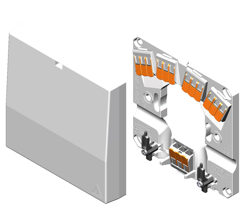 JUNCTION BOX ONNLINE 5X6MM CONNECT,IP20+STRAI RELIE
