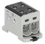 UNIVERSAL CONNECTOR 2xAl/Cu, 6-95mm2 BLACK