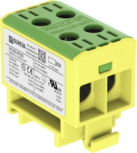 ouneva Universal connector 2xal/cu, 2,5-35mm2, yegr