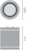 ledvance Alasvalo dl sf ip65 dn90 15w/830 36d wt