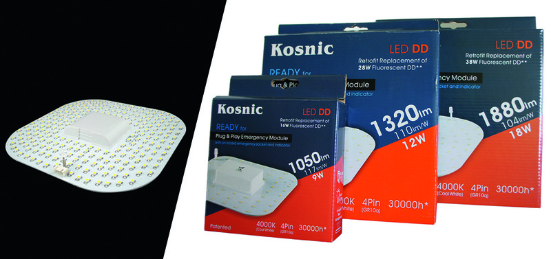 kosnic Led-pistokantalamppu led-lampa 2d