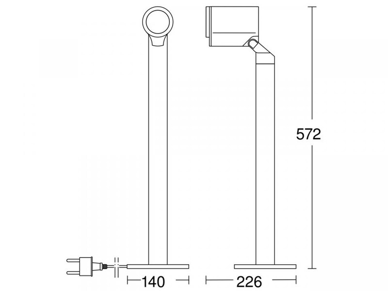steinel Valonheitin spot way 6,7w 3k ip44 ant