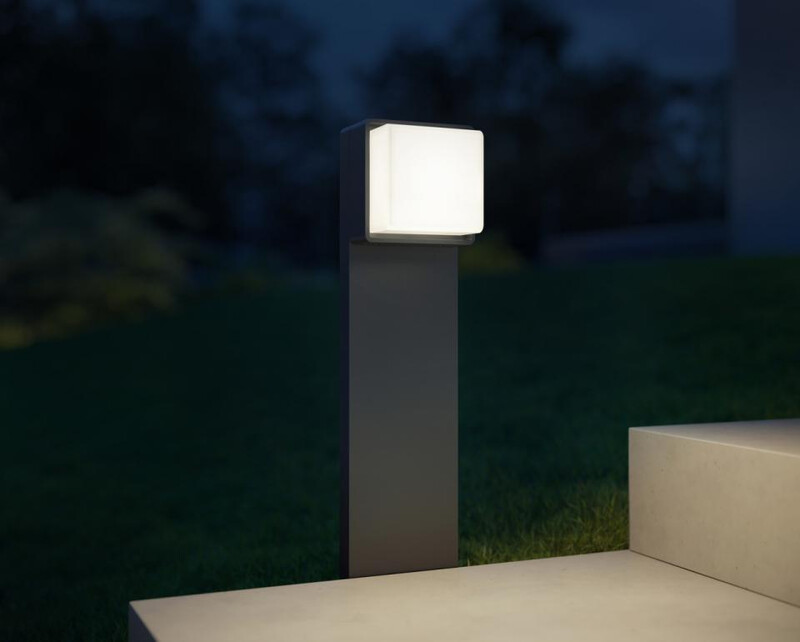 steinel Pylväsvalaisin cube -sarja gl 85 c 600 9w 3k ip44 ant