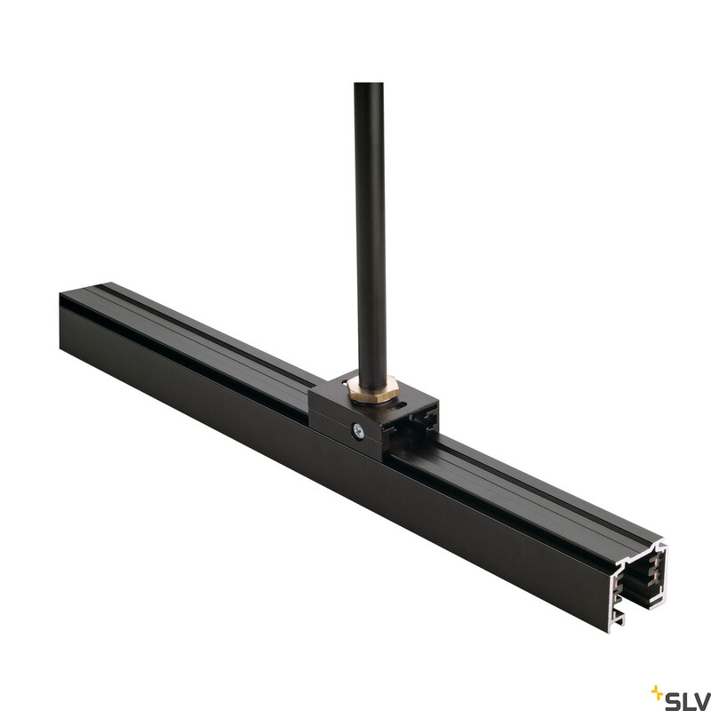slv norway 3t skinne pendelklemme for strømskinne sort