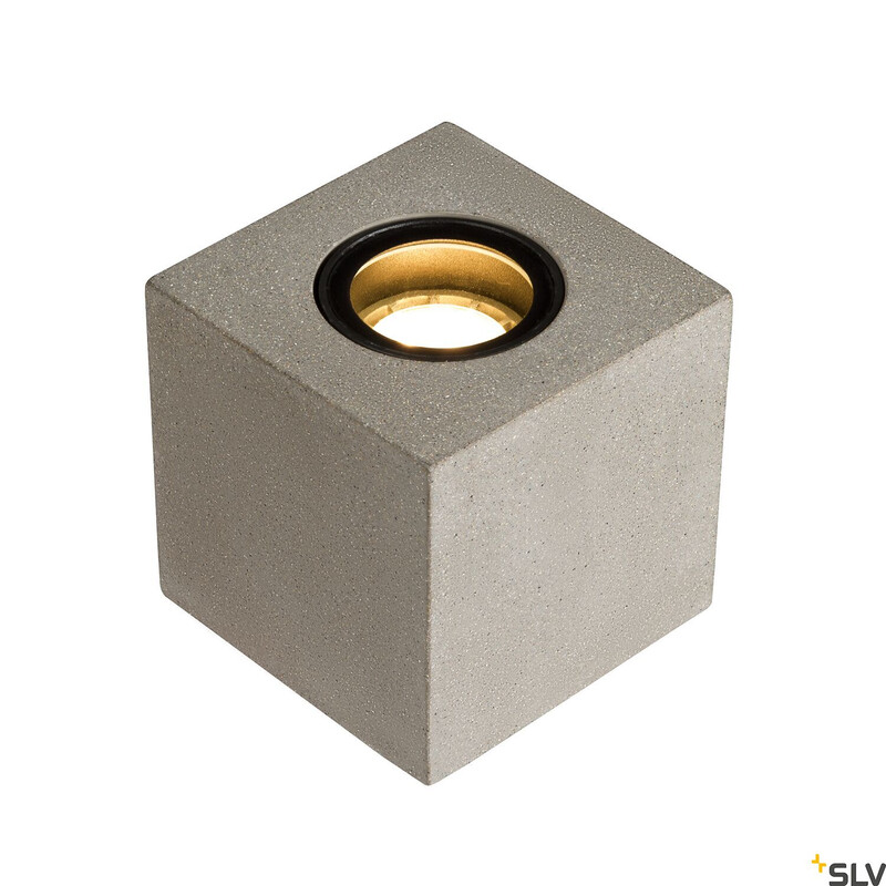 slv norway Dekorativ kule ute concreto fl bakke firk gu10 grå 10w