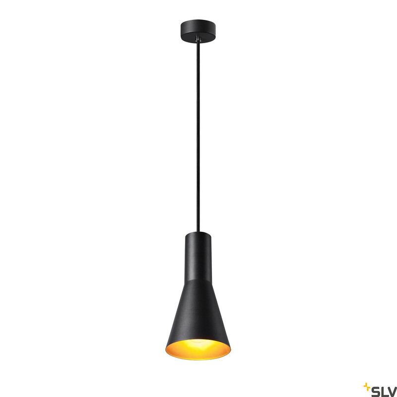 slv norway Pendelarmatur phelia 10 pd sort/gull ø130