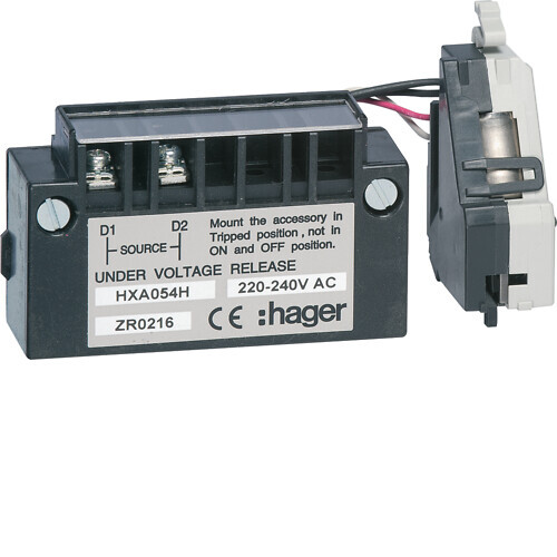 ALIJÄNNITELAUKAISIJA HAGER HXA054H x160-250 230VAC HIDAS