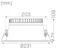 hide-a-lite Alasvalo echo l 830/840 ip44 3160lm 30w 3k,4k wh da2