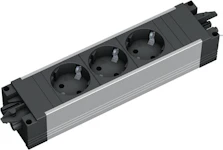STEP ALU 3 X SOCKET OUTLET