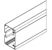 onnline Office trunking onnline style 70x110x2000, pvc, white