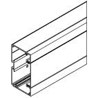onnline Office trunking onnline style 70x130x2000, pvc, white