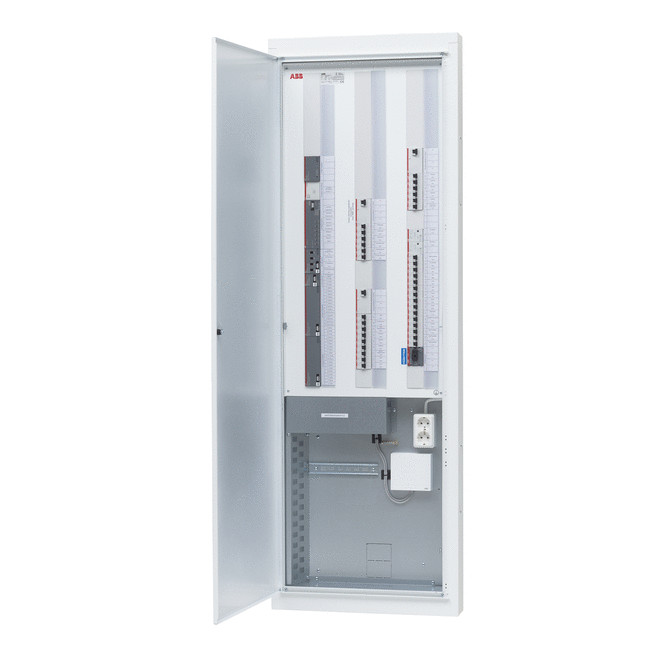 abb Ryhmäkeskus uppo/pinta näpsä combi-frh-3, 50a, ip20, fe