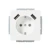 abb asennustuotteet Socket outlet w usb impressivo sso 16a/250v 2xusb a mattwhite