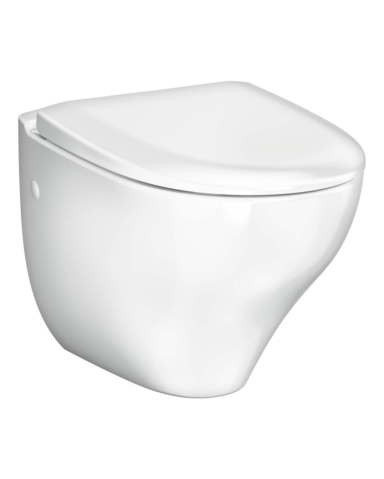 TOILET WALL-HUNG GUSTAVSBERG 1530HF NAUTIC WITH SLIMSEAT