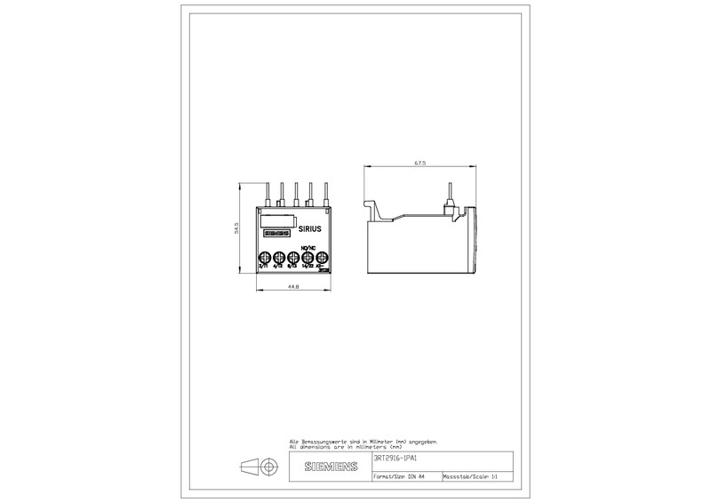 siemens Rc-protector 3rt2916-1pa1