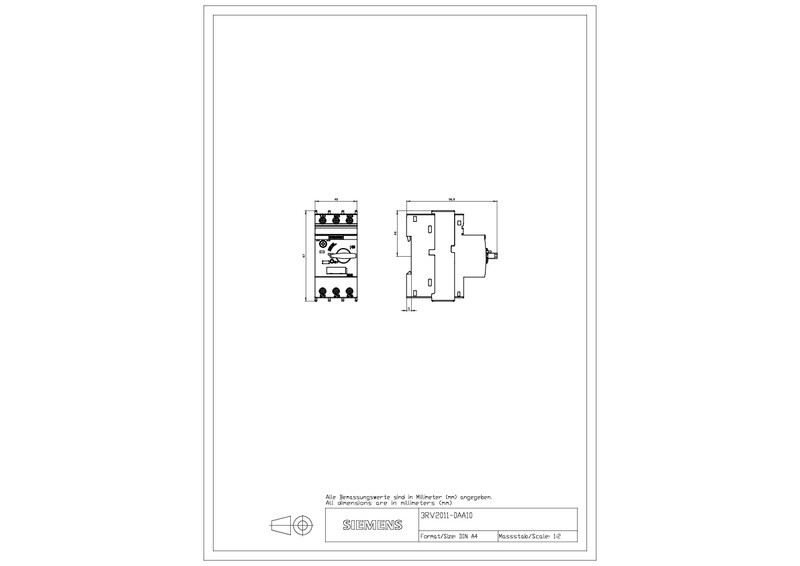 siemens Motor circuit-breaker cl10, 0.55...0.8a, 10a
