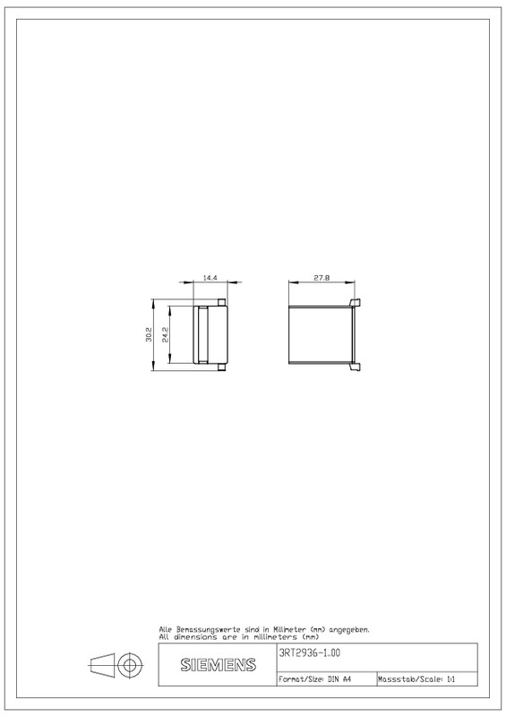 siemens Diodisuoja siemens 3rt2936-1er00
