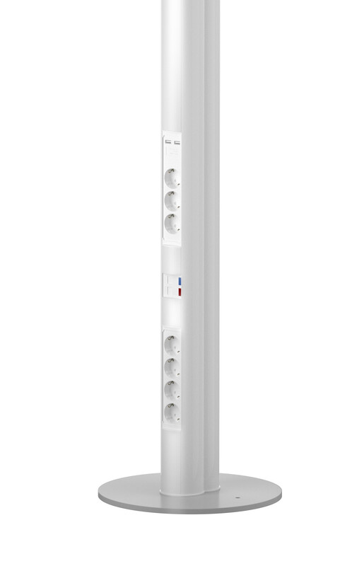 pajap Uttagsstav pajap prp 423d-usb 2-avdel vit