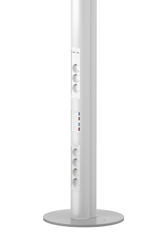 pajap Uttagsstav pajap prp 443d-usb-7 2-avdel vit