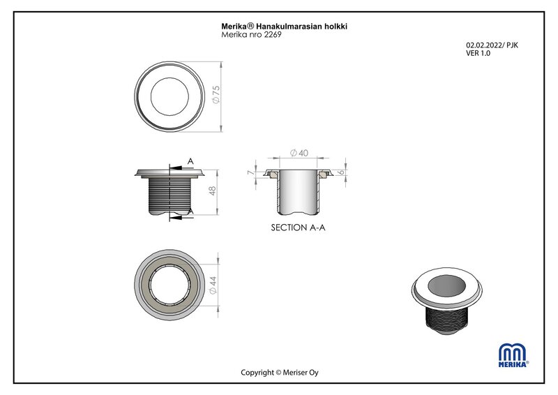 merika Swtching box sleeve merika with gasket 2269