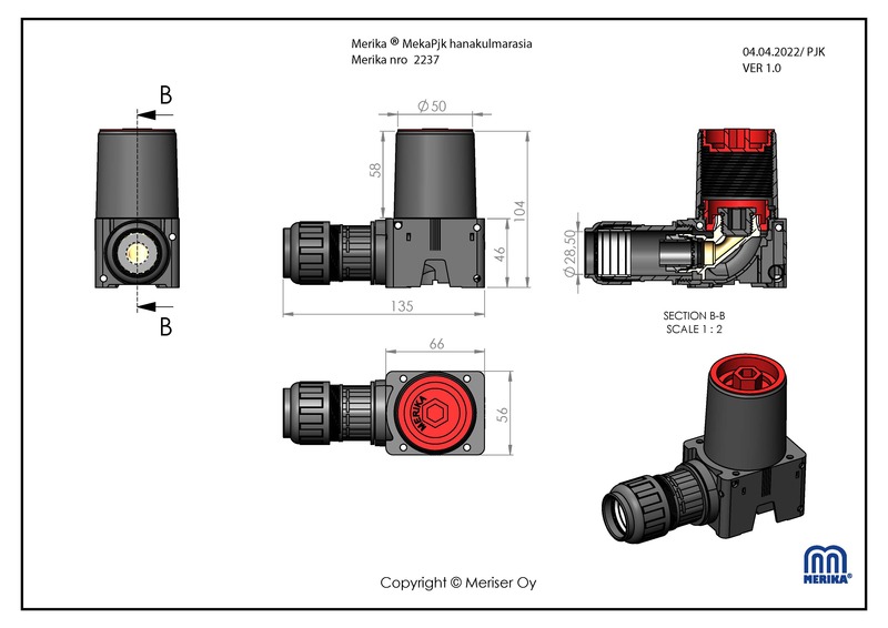 merika Switching box merika 15mm mekapjk push fit 2237