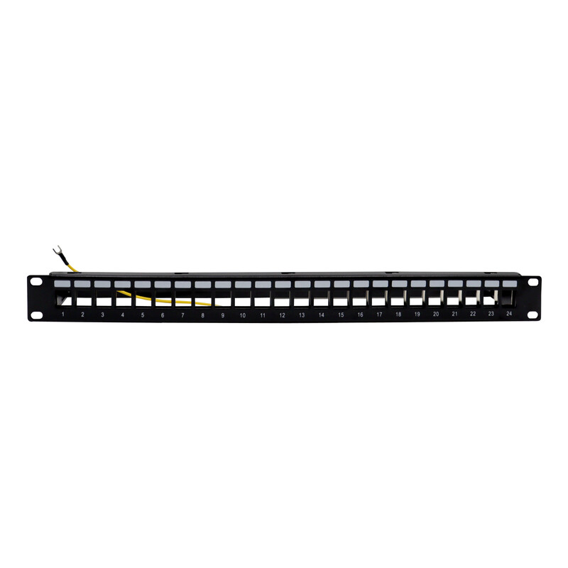 PANEELI-KUPARI FINNSAT 19IN 1RU 24xRJ45 KAAP. KANN.