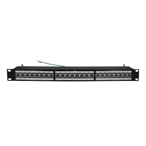 televes Panel koppar 19in 1ru w/ 24 rj45f cat6a ftp