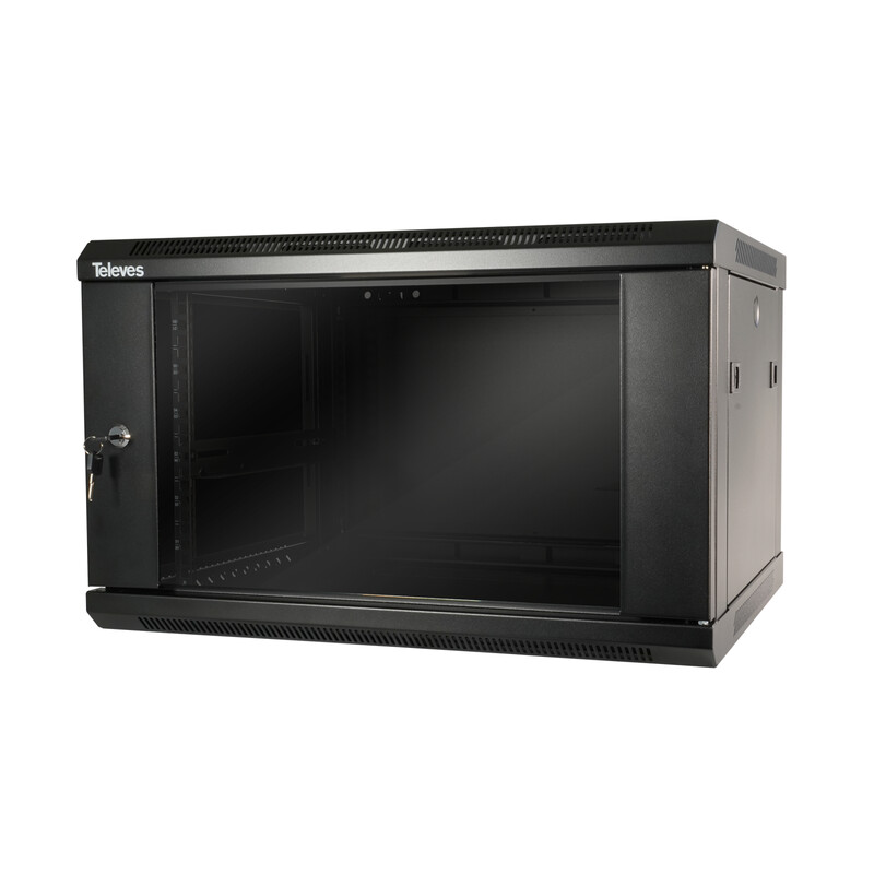 televes Wall cabinet 19in 6+2ru assembled