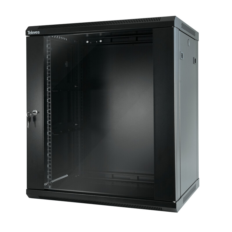 WALL CABINET 19IN 15+2RU ASSEMBLED