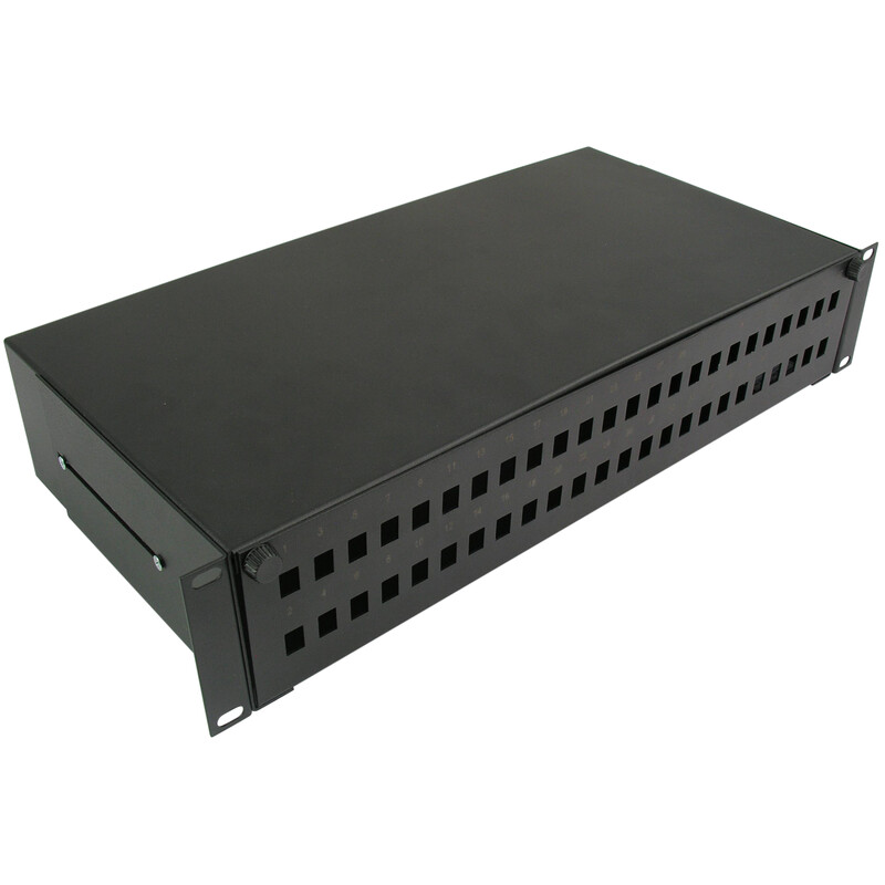 PANEL FIBRE 19IN 2RU 48xSC/APC