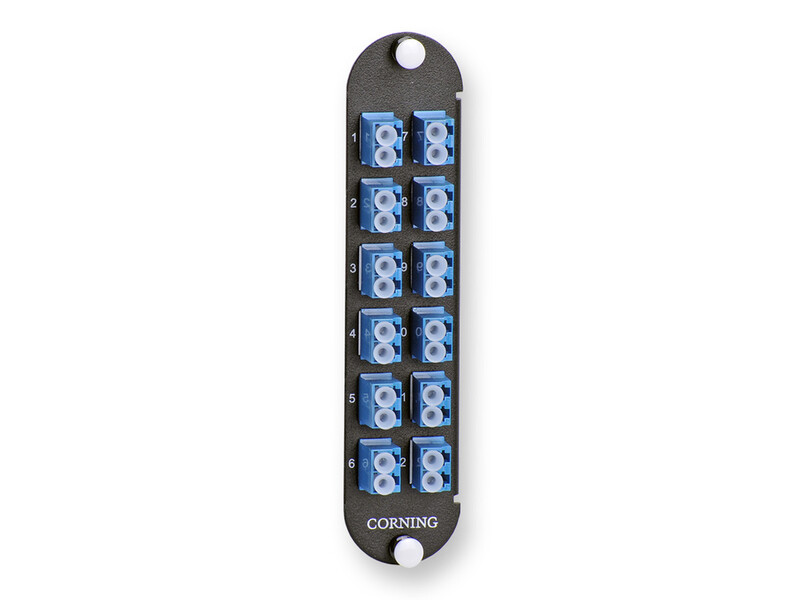 ADAPTER PLATE CCHE 12xLC/UPC DUPLEX 24F SM