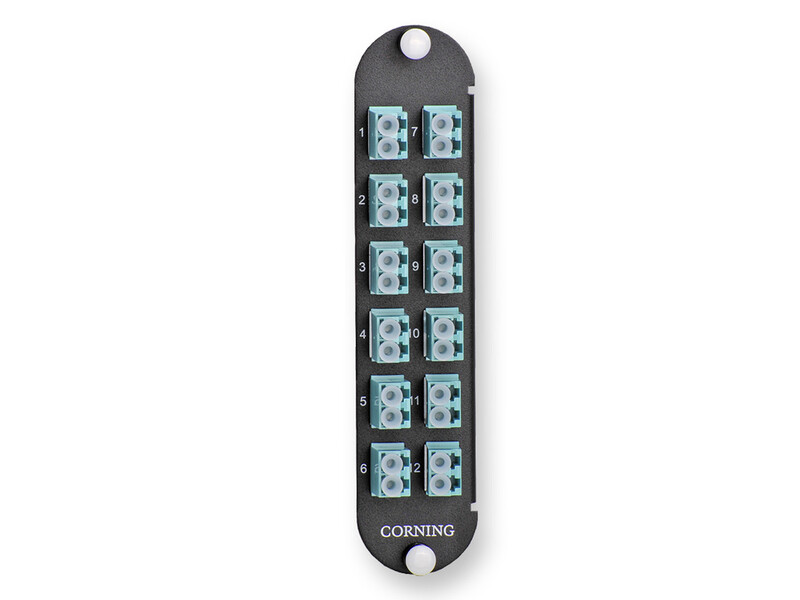 ADAPTER PLATE CCHE 12xLC/UPC DUPLEX 24F MM