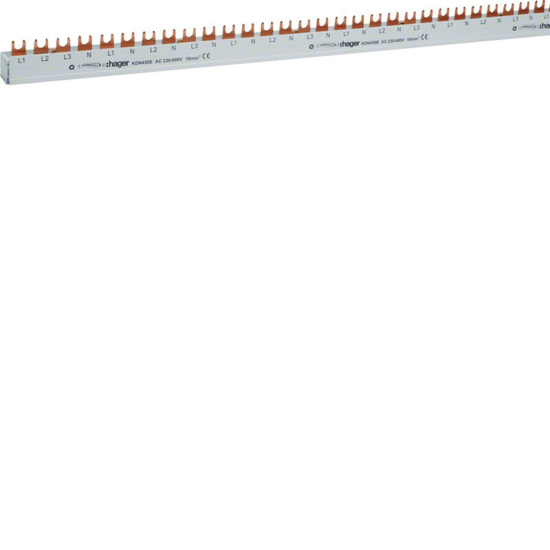hager Skena kdn450e 80a 3p+n/27x1p+n 58m