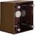 hager Surf mount box integro flow 1f. d 41mm brown