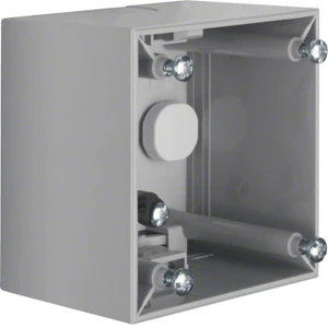hager Surf mount box integro flow 1f. d 41mm gray