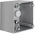hager Surf mount box integro flow 1f. d 41mm gray