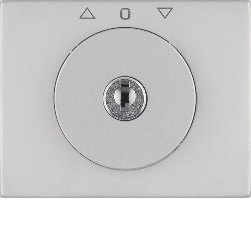 hager Centre plate k.5 f. sw 385103/385203 st. steel