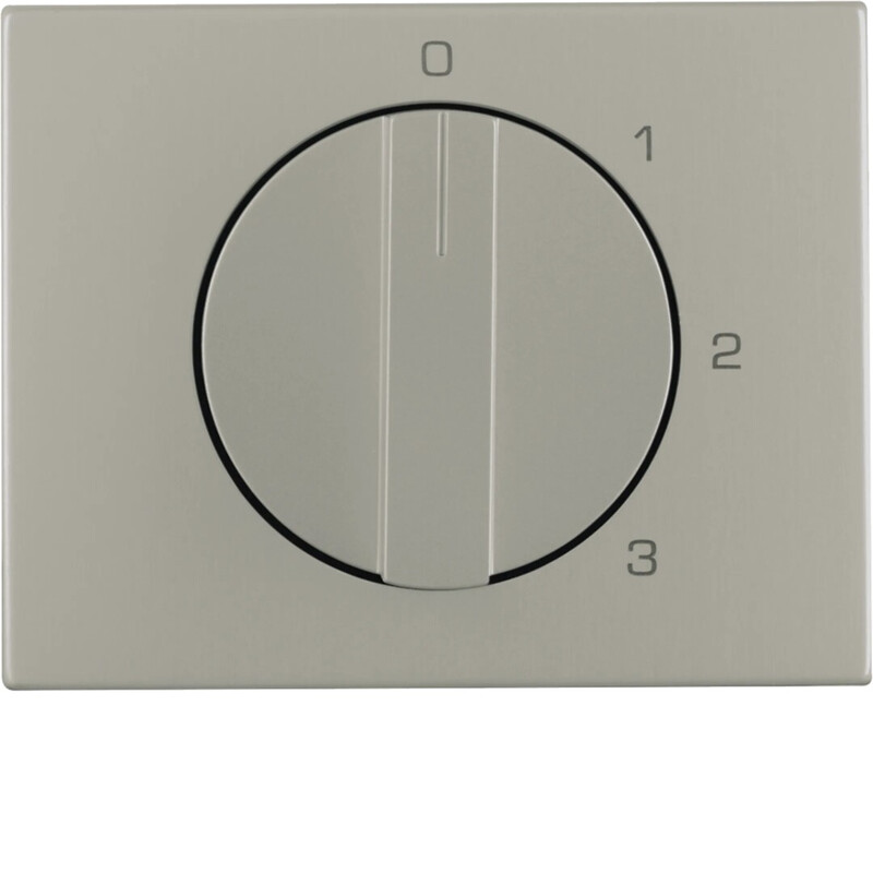 hager Centre plate k.5 f. sw 386103 stainless steel