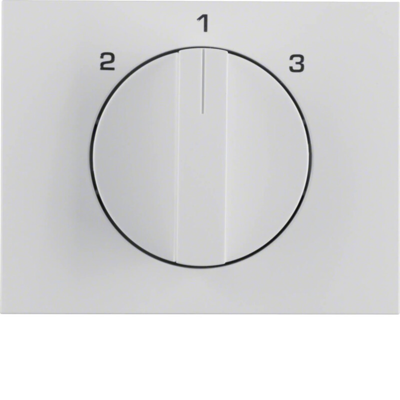hager Centre plate k.1 f. sw 386113 white