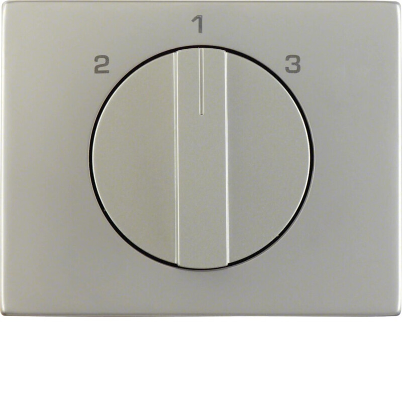hager Centre plate k.5 f. sw 386113 stainless steel