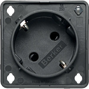 hager Pistorasia integro flow 1s/16a/250v mv 2mm snap-in ant